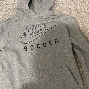 Nike Heather Gray Soccer Hoodie
